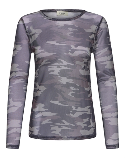 Fransa - FRDetana 1 Bluse - Camu Comb Hot Fudge 